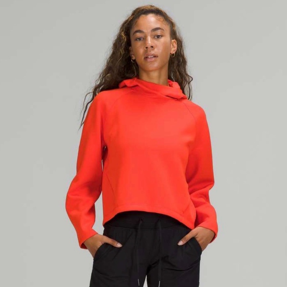 Lululemon AirWrap Modal Pullover Hoodie Autumn Red Size 6